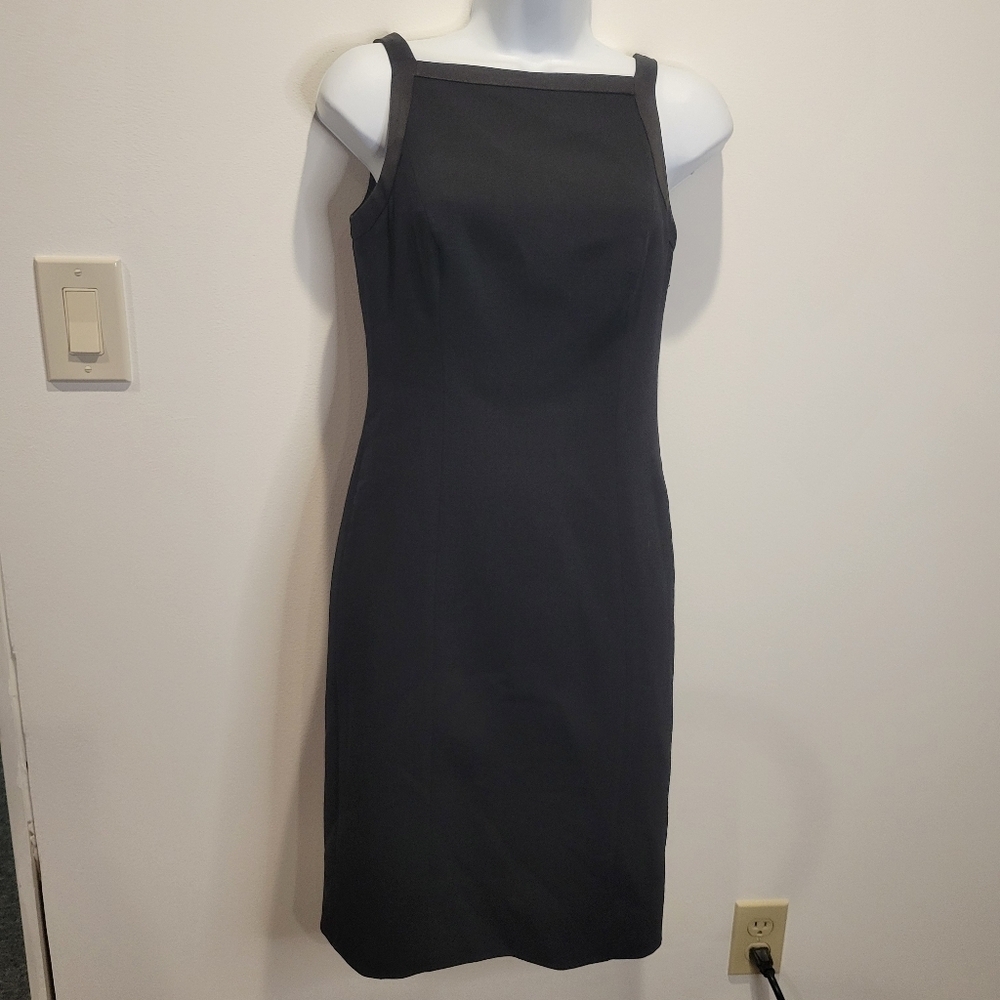 Michael kors size 2 y2k wool blend black dress